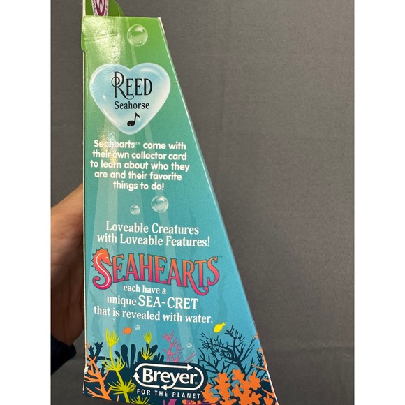 Breyer Seahearts Reed Seahorse Wave 1 Figure Collector Card 2 Surprise Sea Pals - Picture 4 of 6